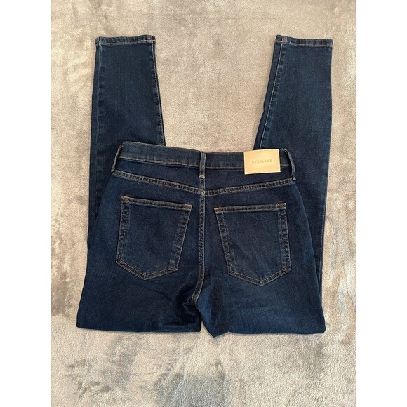 Everlane Jeans Women 27 Regular Blue Skinny Mid-rise Ankle Preppy Casual - Picture 4 of 9